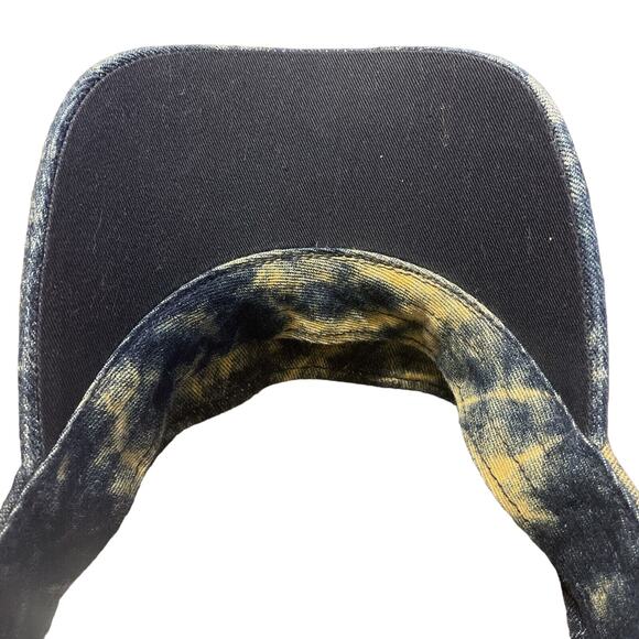 Hard Rock Cafe Orlando Vintage Visor Hat. Blue Stone Washed Denim - Picture 6 of 8